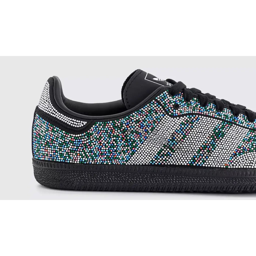 Samba Rhinestone Black Silver